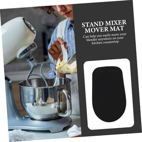 Zerodeko Non-slip Mat Mixer Slider Mat Ge Stand Mixer Slider Mat for Stand Mixer Mover Mat for Mixer Countertop Appliance Slider Stand up Mixers Blenders Rubber Vertical