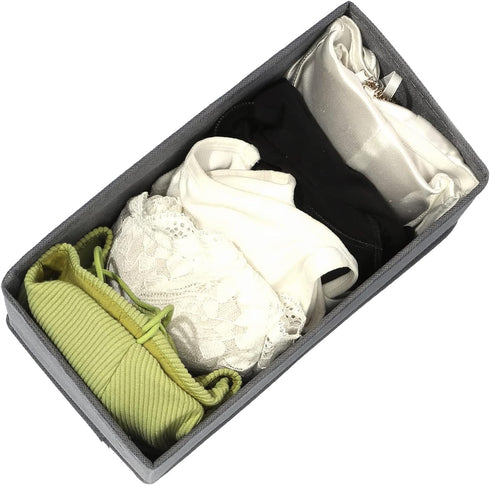 Sock Drawer Organizer Set of 3, Underwear Dividers for Dresser Drawer, Closet Cabinet Organizer for Clothes
