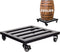 Idzo Upgraded Lockable Heavy Duty Trolley Capacity 385lbs, 12 Inch, Black, Large