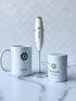 Tenzo Electric Matcha Whisk and Milk Frother (Batteries Included) - Handheld Foam Maker for Matcha Lattes, Whisk Mixer