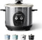 3-Cup Uncooked Rice Cooker Small - Ceramic Coating Non-Toxic Inner Pot, One-Touch