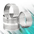 10 Pcs 1.98 Inch Stainless Steel Tart Ring, Heat-Resistant Perforated Cake Mousse Ring for Baking