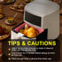 Air Fryer Silicone Liners Square, 2 Pack 7.1 Inch Reusable Pot Oven Liner Baking Tray