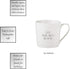 Santa Barbara Design Studio SIPS Drinkware, Dishwasher & Microwave Safe Bone China Cafe Mug Coffee Cup, 14-Ounce,