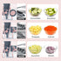 Jonscook Safe Mandoline Food Slicer for Kitchen - Vegetable Chopper With Adjustable Thickness, Multifunctional Veggie