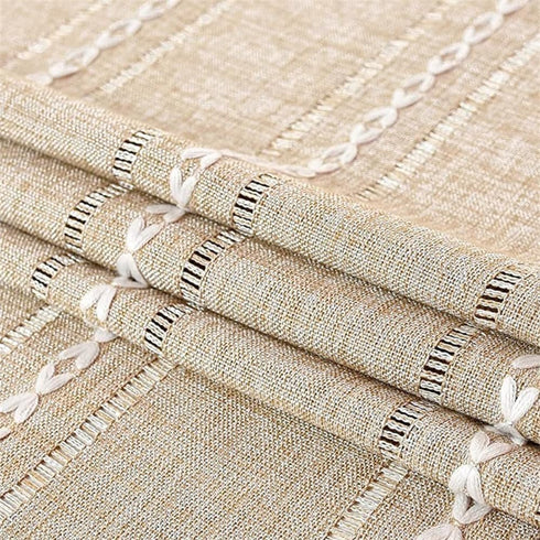 17.7 39.4inches) Bedside Table Cloth with Tassel Small Table Cover for Nightstand,Bedside Table TV Microwave (Coffee, *