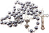 Westman Works First Holy Communion Rosary Beads with Metal Crucifix & Center