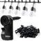 Dapute 50 Pack Hooks for Outdoor String Lights, Christmas Light Clips bulk with