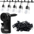Dapute 50 Pack Hooks for Outdoor String Lights, Christmas Light Clips bulk with
