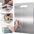 WHANIDU Stainless Steel Cutting Board, Titanium Cutting Board, Titanium Cutting Boards for Kitchen,Double