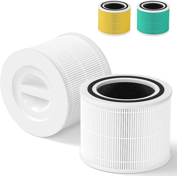 Core 300 Replacement Filter for LEVOIT Core 300 and Core 300S Vortex Air Purifier, 3-in-1 H13 Grade True HEPA Filter 2