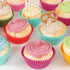 Caperci 350-Count Rainbow Standard Cupcake Liners, Bright Colorful Muffin Baking Cups, Food Grade Grease-Proof