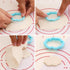 9Pcs Rainbow & Cloud Fondant Cutter Set, Cake Decorating Tools for Sugarcraft, Polymer Clay, Cookies, Biscuit Cutters