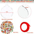 Acrylic Ornaments Blanks, 50Pcs Acrylic Blanks & 50Pcs Stickers for DIY Christmas Ornaments Decoration