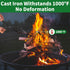 AMAGABELI GARDEN & HOME 26" Long Firewood Tongs, Heavy Duty Log Grabber for Fireplace & Fire Pit