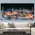 HD Print Mecca Islamic Last Day of Hajj Round Ornament, Muslim Mosque Canvas Art Poster for Living Room (40X80 CM)