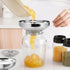 Canning Funnel with Strainer, Food Grade Metal Funnel for Kitchen Use, Large & Small Wide Mouth for Mason Jars