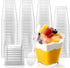 Rouceyxin 20 Pack 5 oz Plastic Dessert Cups with Lids and Spoons,
