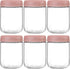NETANY 6-pack 16oz Glass jars with Airtight Lids, Overnight Oats Containers with