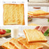 Joeabor 4 Slices of Artificial Toast - Realistic Fake Food for Display - Faux Toast Model for Decoration - Faux Food