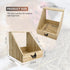 Wooden Chicken Nesting Box for Chickens, Sturdy Wall Mount Egg Laying Box for Hens, Chickens, and Ducks (2 Pack)