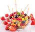Blulu 200 Pack Cocktail Picks, 4.7 Inch Fancy Toothpicks for Appetizers, Bamboo Skewers for Party Decor