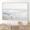 Neutral Landscape Painting, Coastal Ocean Wall Art, Beach Scene Artwork, Farmhouse Landscape Pictures Unframed
