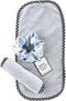 Reusable Makeup Remover Facial Cloths and Scrunchie Set, 3-Piece, Coastal