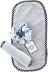 Reusable Makeup Remover Facial Cloths and Scrunchie Set, 3-Piece, Coastal