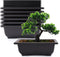 Yesland 6 Pack Bonsai Training Pots - 9 Inches Classic Deep Humidity Trays with Built-in Mesh for Bonsai Plants