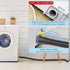 MyLifeUNIT Washing Machine Drain Hose Extension Kit, Universal 6.9 Feet Drain Hose for All Washers (Black)