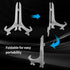 24 Pieces Picture Easel Stand, Clear Plate Stand, 5 Inch Card Display Holder for Photos Decoration