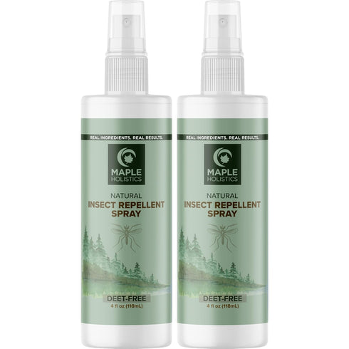 (8 Oz) Natural Bug Repellent Spray for Body - DEET Free Bug Spray for Kids & Adults for Ticks Mosquitoes & Insects
