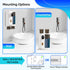 HEALNIX (20.3 oz) 4X Countertop Set Automatic Mouthwash Dispenser for Bathroom - Touchless Smart Mouth Wash Dispenser