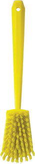 Vikan 41866 Stiff Washing Brush, 15.75", PP/PBT, Yellow