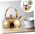 1pc Stainless Steel Pot, Cast Iron Teapot Kettle with Strainer, Large Capacity Stove Top Kettle for Kung Fu Tea