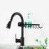 SinLoon Kitchen Faucet Sponge Holder - Space Aluminum Sink Caddy Organizer for Kitchen & Bathroom Accessories