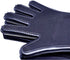 Extra Long 19.7" Professional Oven Mitts, Non-Slip Silicone Grip, Heat Resistant Up to 572°F, Black