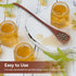 Cyrank 3PCS Honey Dipper Sticks, Long Handle Honey Dipper Mixing Stick Mini Honeycomb Drizzler Wooden Spoon Stirrer