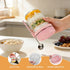 Torchero 4 Pack 16 oz Overnight Oats Containers with Lids and Spoons - Glass Mason Jars with Separate Compartments