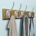 IBosins 12 Pack Silver Coat Hooks, Wall Mounted with 24 Screws, Retro Double Hooks for Coat, Scarf, Bag