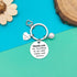 Dabihu Maid of Honor Keychain, Bridesmaid Gift, Matron of Honor Wedding Gift, Bride Tribe Favor