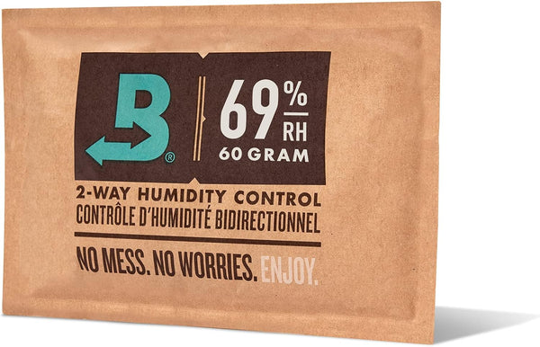 Boveda 69% Two-Way Humidity Control Pack – Size 60 – Single – For Storing Up to 25 Items – Moisture Absorber –