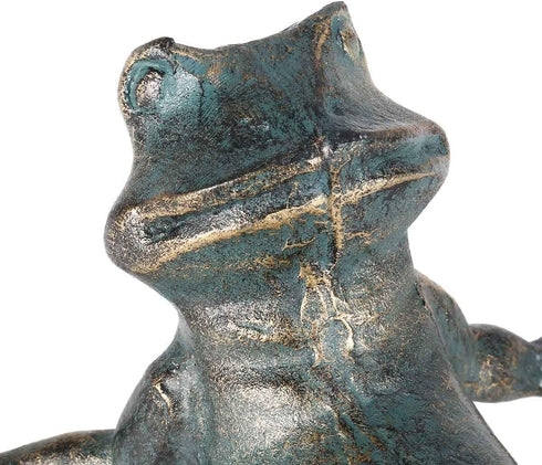 Tooarts Frog Design Cast Iron Paper Towel Stand - Antique Style Organizer