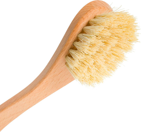 9-1/4 Inches, Redecker Curved Dish Brush, Strong Natural Tampico Fiber Bristles, Ergonomic Design with Oiled Beechwood
