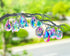 Decoration,Pack 12 Crystal Prism Suncatchers, Rainbow Hanging Crystals Ornament Pendant for Window, Chandelier Part