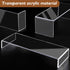 2 Set 10 Pack Toys(12.4L~12L~11.6L~11.2L~10.8L) Aminigram Large Acrylic Display Risers, - Collectibles Display Shelf
