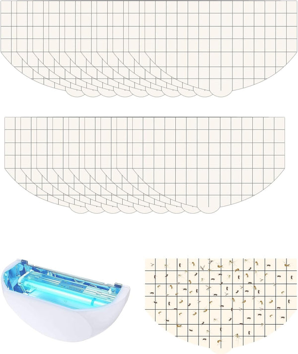 20 Pack Replacement Sticky Board Compatible with Faicuk FA-FLT07 Wall Sconce Fly