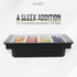 4-1 12 12 Esatto Bar Products Condiment Holder for Serving Container Chilled Garnish Tray with Lid for Bar Caddy, Pint