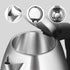 TOPWIT 2.0L Electric Kettle, BPA-Free Stainless Steel Hot Water Kettle with Fast Boil, Auto Shut-Off & Boil Dry